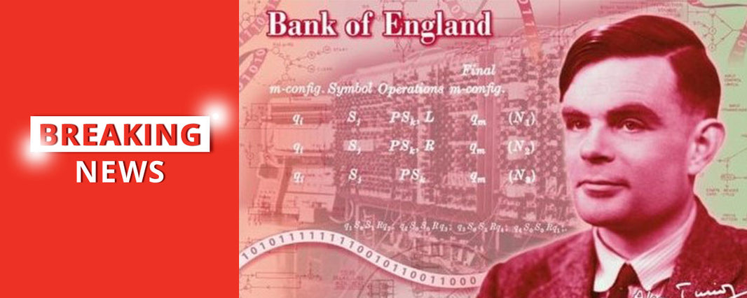 Alan Turing to Feature on the Bank of England’s New £50 note